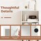 3-Tier Open Cube Bookshelf with Customizable Shelves Living Room Storage